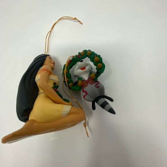 Disney Pocahontas & Meeko Ornament Bundle - Picture 3 of 4